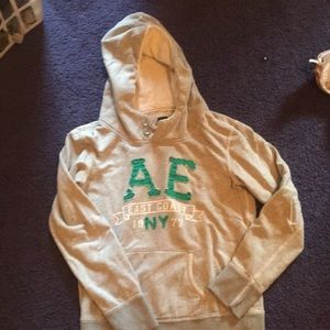 American Eagle button hoodie